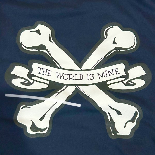 画像10: SALE 30% OFF "CROSS BONES" 10oz PULL-OVER HOODED SWEAT SHIRT (ASH, NAVY, RED, GREEN) (10)