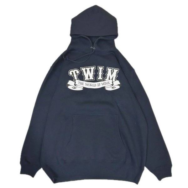 画像7: SALE 30% OFF "CROSS BONES" 10oz PULL-OVER HOODED SWEAT SHIRT (ASH, NAVY, RED, GREEN) (7)