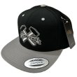 画像2: "CLASSIC HAMMER-CROSS" SNAPBACK (BLACK/SILVER) (2)