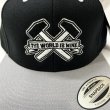 画像4: "CLASSIC HAMMER-CROSS" SNAPBACK (BLACK/SILVER) (4)