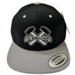 画像1: "CLASSIC HAMMER-CROSS" SNAPBACK (BLACK/SILVER) (1)