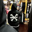 画像7: "CROSS BONES" 10oz PULL-OVER HOODED SWEAT SHIRT (BLACK) (7)