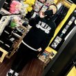 画像6: "CROSS BONES" 10oz PULL-OVER HOODED SWEAT SHIRT (BLACK) (6)