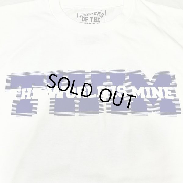 画像4:  "EFFECTION GUARANTEED" S/S T-SHIRT  5.6oz (WHITE x NAVY) (4)