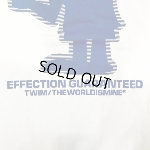 画像6:  "EFFECTION GUARANTEED" S/S T-SHIRT  5.6oz (WHITE x NAVY) (6)