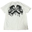 画像2:  "DRIPPING_TWIM-LOGO" GARMENT DYED 6.1oz S/S T-SHIRT (WHITE) (2)