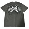 画像2:  "DRIPPING_TWIM-LOGO" GARMENT DYED 6.1oz S/S T-SHIRT (PEPPER) (2)