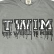 画像3:  "DRIPPING_TWIM-LOGO" GARMENT DYED 6.1oz S/S T-SHIRT (GREY) (3)