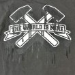 画像4:  "DRIPPING_TWIM-LOGO" GARMENT DYED 6.1oz S/S T-SHIRT (PEPPER) (4)