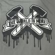画像4:  "DRIPPING_TWIM-LOGO" GARMENT DYED 6.1oz S/S T-SHIRT (GREY) (4)