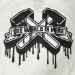画像4:  "DRIPPING_TWIM-LOGO" GARMENT DYED 6.1oz S/S T-SHIRT (WHITE) (4)