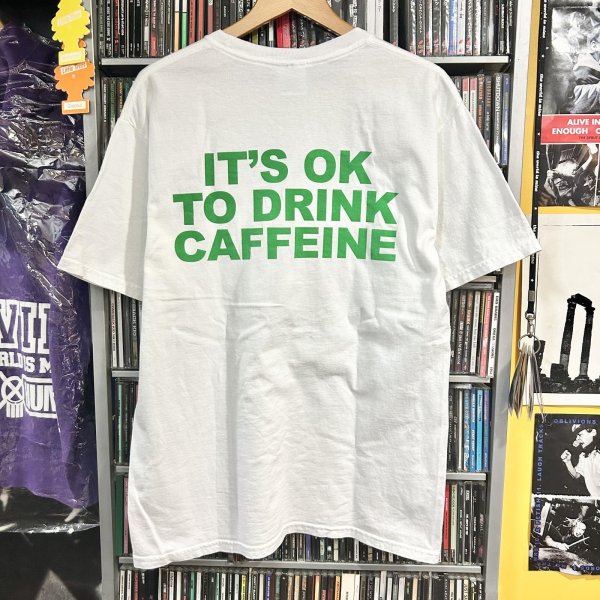 画像2: USED_レア "STRAIGHT EDGE_IT'S OK TO DRINK CAFFEINE" Tシャツ_Mサイズ (2)