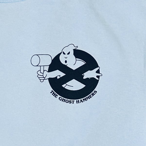 画像3: 20%OFF_ "GHOST HAMMERS" 6.0oz S/S T-SHIRT (SKY BLUE) (3)