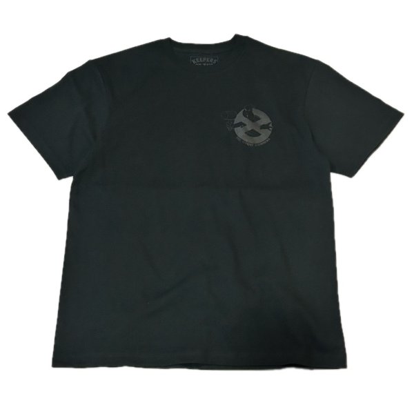 画像1:  "GHOST HAMMERS" 6.0oz S/S T-SHIRT (BLACKxBLACK) (1)