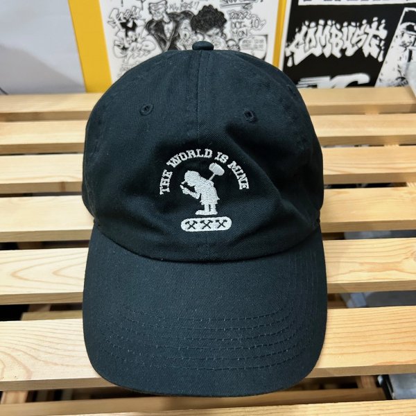 画像1: USED_"HAMMERKID" BASEBALL-CAP (BLACK) (1)