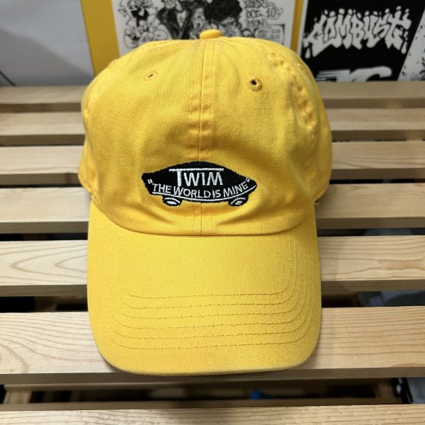 画像1: USED_"VXXS??" BASEBALL-CAP (GOLD YELLOW) (1)
