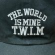 画像2: USED_"THEWORLDISMINE_TWIM" BASEBALL-CAP (BLACK) (2)
