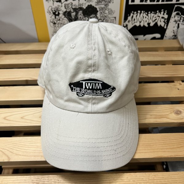 画像1: USED_"VXXS??" BASEBALL-CAP (PUTTY) (1)
