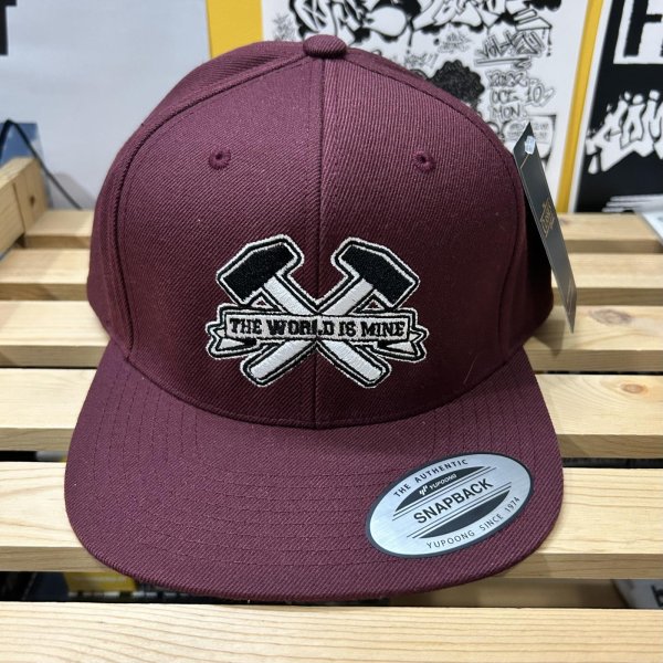 画像3: "CLASSIC HAMMER-CROSS" SNAPBACK (MAROON) (3)