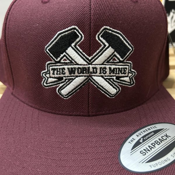 画像6: "CLASSIC HAMMER-CROSS" SNAPBACK (MAROON) (6)