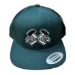 画像1: "CLASSIC HAMMER-CROSS" SNAPBACK (SPRUCE/DARK GREEN) (1)