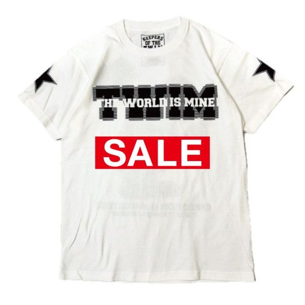画像1: 20%OFF_ "EFFECTION GUARANTEED" S/S T-SHIRT  5.6oz (WHITE x BLACK) (1)
