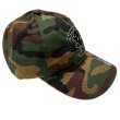画像3: "BOMBERKID + LOGO EMBROIDERY" LOW PROFILE DAD CAP (GREEN CAMO) (3)