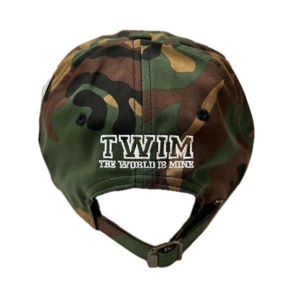 画像4: "BOMBERKID + LOGO EMBROIDERY" LOW PROFILE DAD CAP (GREEN CAMO) (4)