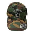 画像1: "BOMBERKID + LOGO EMBROIDERY" LOW PROFILE DAD CAP (GREEN CAMO) (1)