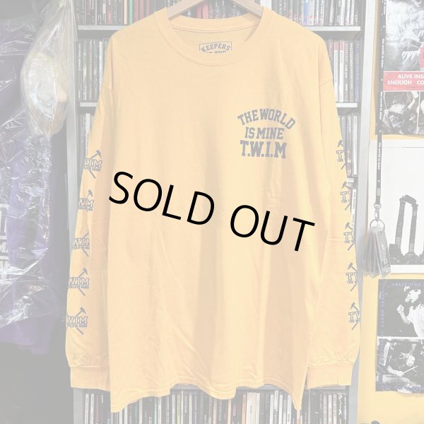 画像1: [USED]_L "THE NOTRIOUS BRAND SINCE 1997" LONG SLEEVE T-SHIRT  6.2oz (GOLD) (1)