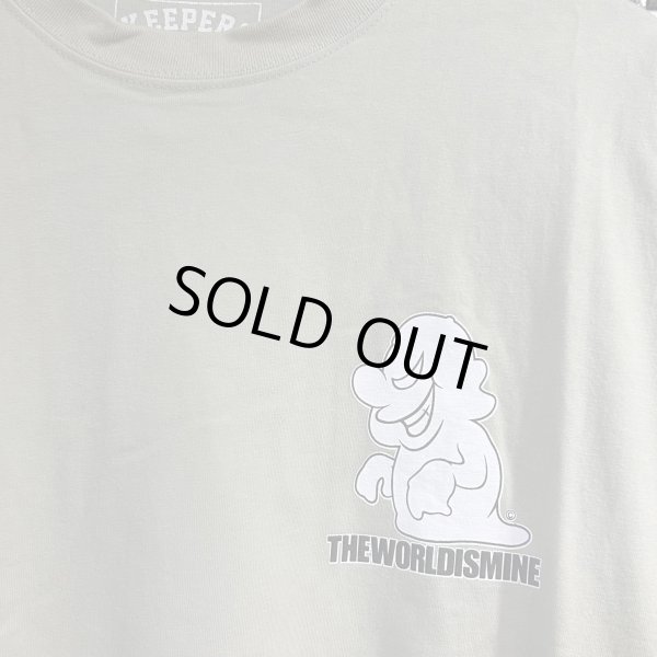 画像2: [USED]_XL "GHOST *BOMBER" LONG SLEEVE T-SHIRT  6.2oz (SAGE GREEN) (2)