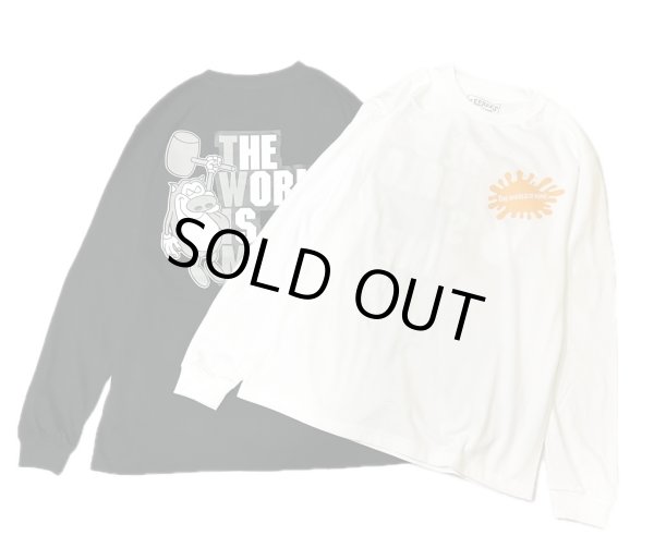 画像5: "TWIMPY" 5.6 oz LONG SLEEVE T-SHIRT (WHITE) (5)