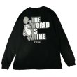 画像2: "TWIMPY" 5.6 oz LONG SLEEVE T-SHIRT (BLACK) (2)