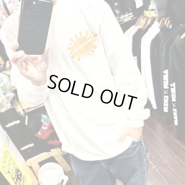 画像10: "TWIMPY" 5.6 oz LONG SLEEVE T-SHIRT (WHITE) (10)