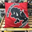 画像4: [USED] "*BOMBERKID" CUSHION (RED) (4)
