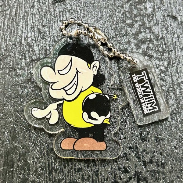 画像3: "*BOMBERKID" ACRYLIC RESIN KEY-BALLCHAIN (Sideways ver.) (3)